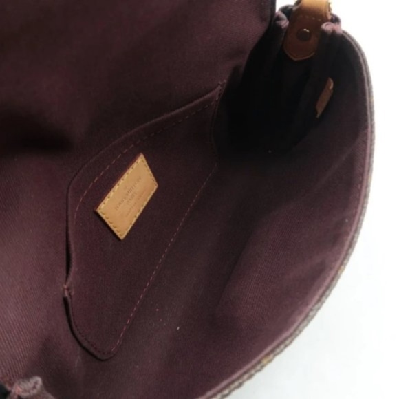 100% Authnetic Louis Vuitton Favorite Pm Brown Monogram Canvas Satchel Bag - Picture 9 of 11